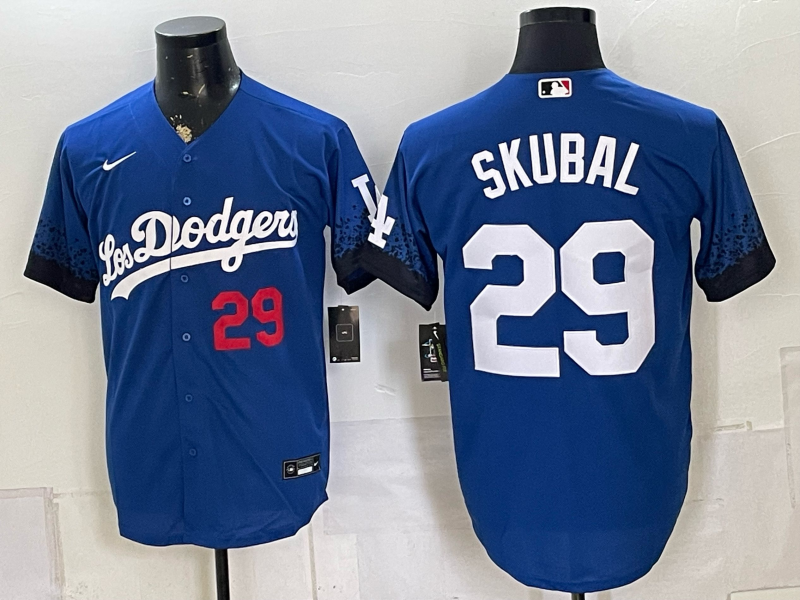 men Los Angeles Dodgers #29 Skubal blue Game 2026 Nike MLB Jersey 08070015->los angeles dodgers->MLB Jersey